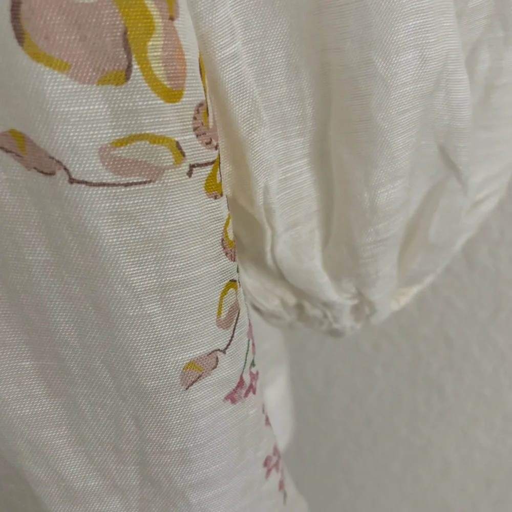 Like new zimmermann linen silk floral dress - Picture 5 of 9
